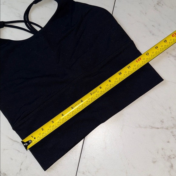 Longline sports bra - black - size medium - Picture 3 of 5